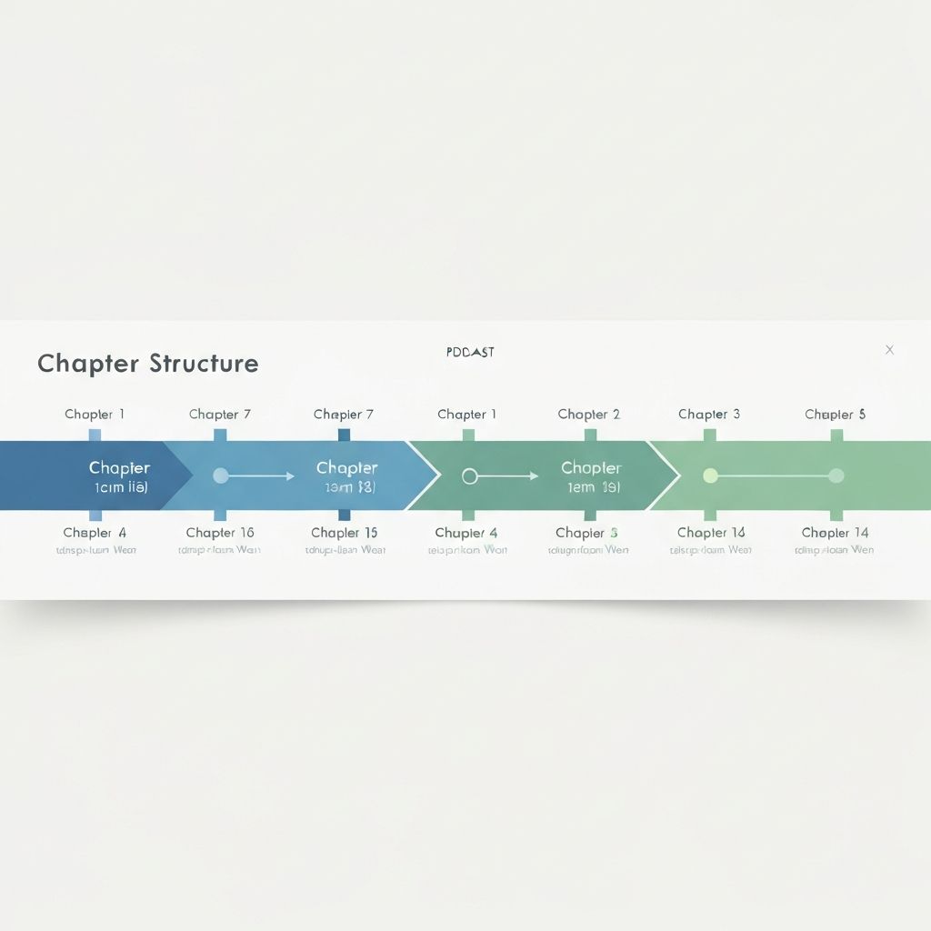 Широкий баннер с визуализацией глав и переходов в подкасте