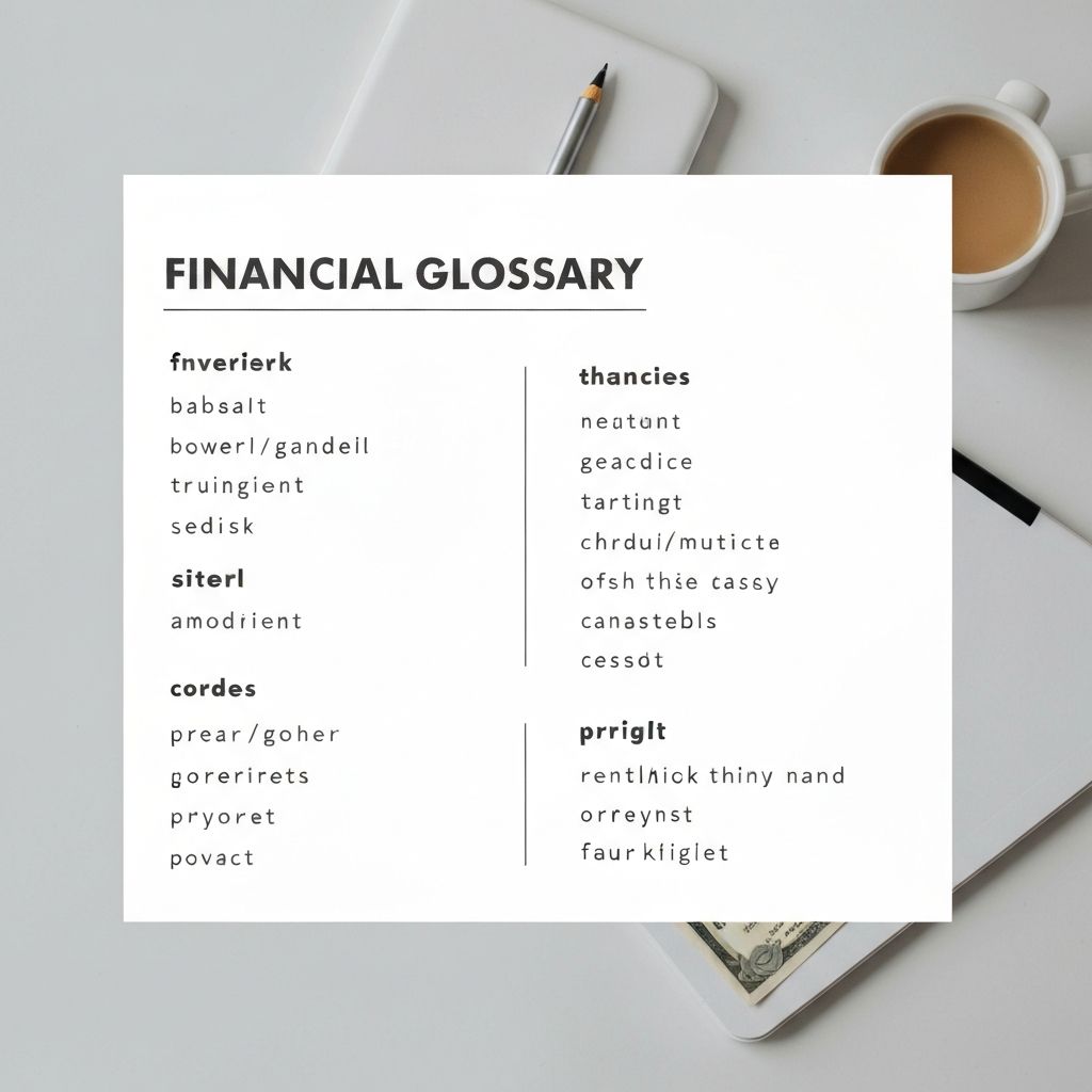 Справочник финансовой терминологии и определений